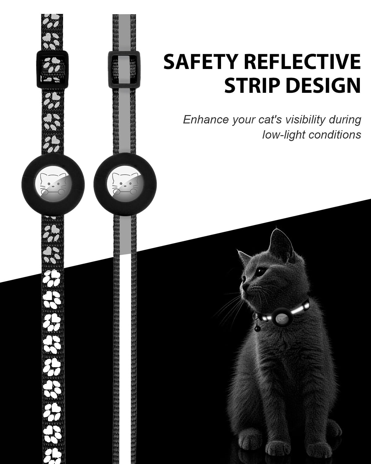 Joytale collier AirTag anti-effilochage, sécurité renforcée