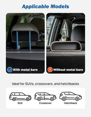 JOYTUTUS Barrière auto avec capuchons antidérapants protège l’intérieur.