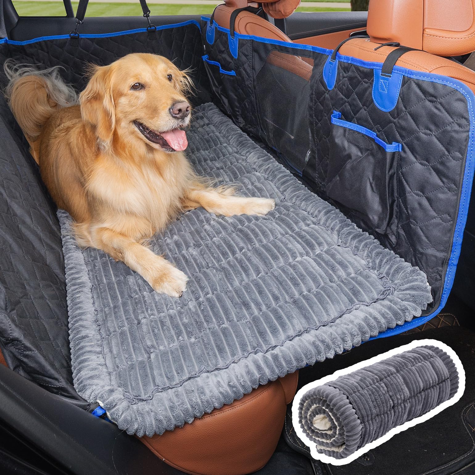 JOYTUTUS Tapis chien extendeur banquette arrière, confort durable et sécurité.