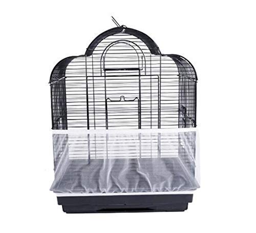 JOYUETLAN couverture filet cage oiseaux graines: réduit les déchets et simplifie le nettoyage.