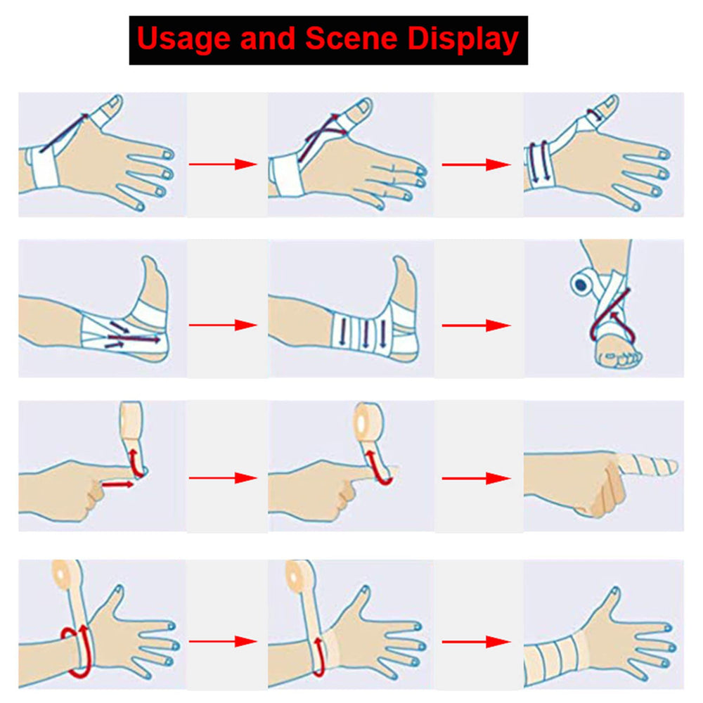 Bandage JpGdn motif girafe, doux sur poils sensibles.