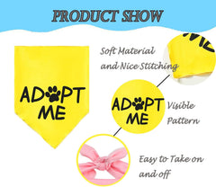 Bandana JPB Adopt Me: adapté aux grands chiens pour un port confortable.