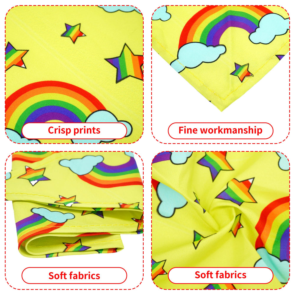 Bandana JpGdn bord ourlet selvedge, durable et lavable en machine