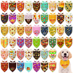 Bandana JpGdn Action de Grâce motif citrouille, idéal pour les photos festives du chien