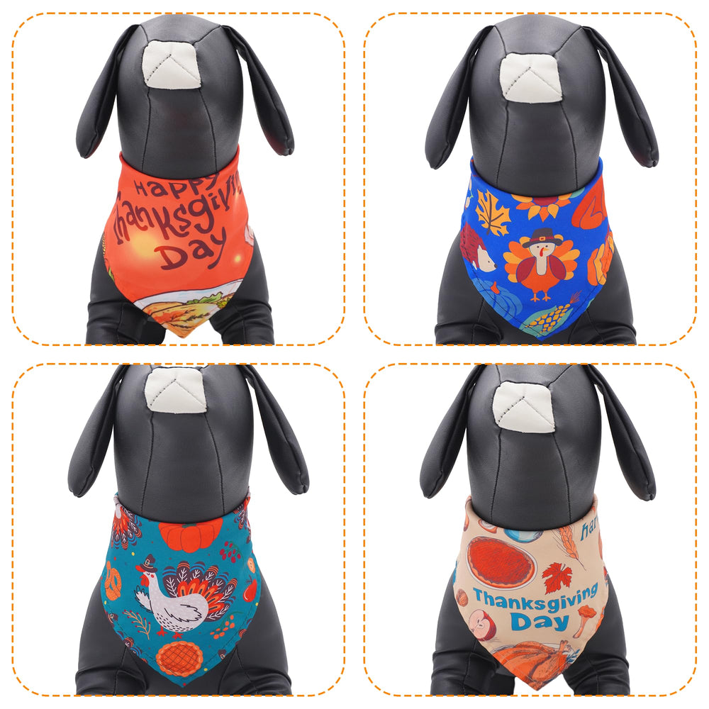 Bandana JpGdn Action de Grâce motif récolte, parfait pour sorties et promenades en famille
