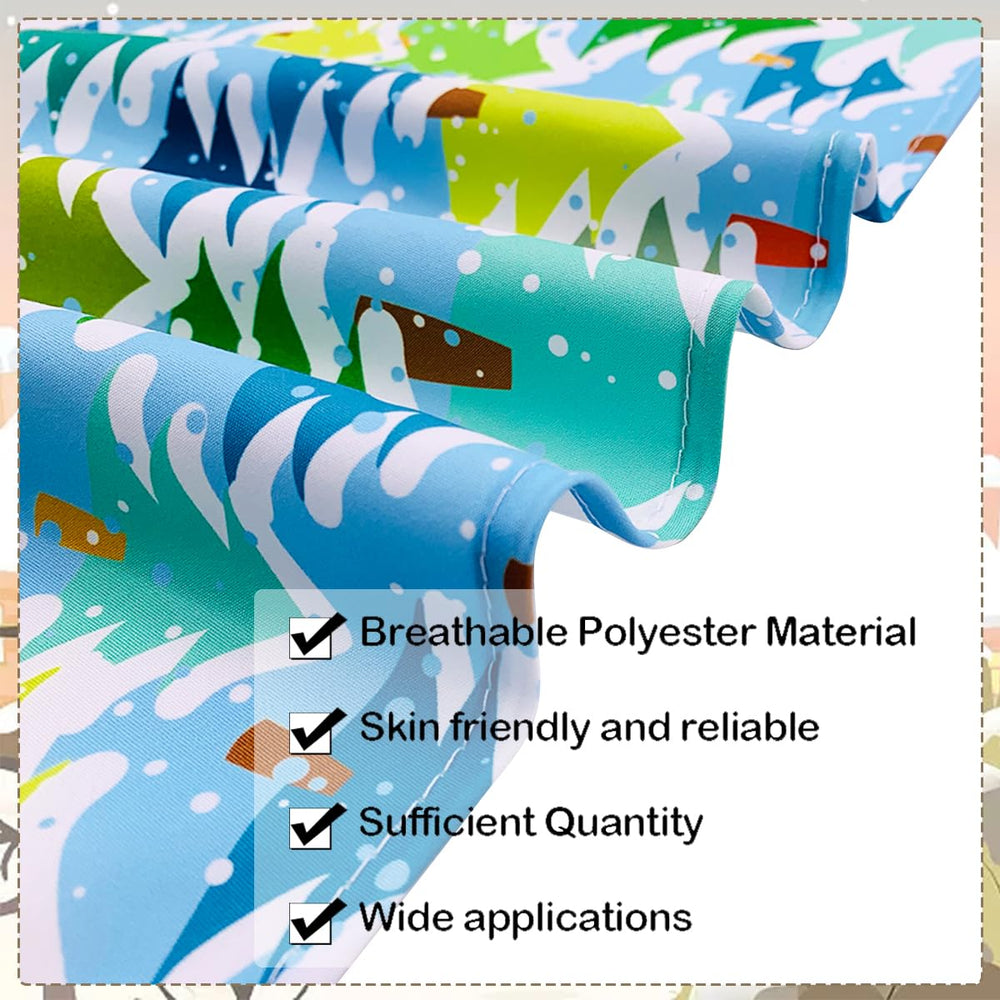 Bandana jpgdn motifs hiver variés, couleurs attrayantes pour chiens garçons et filles