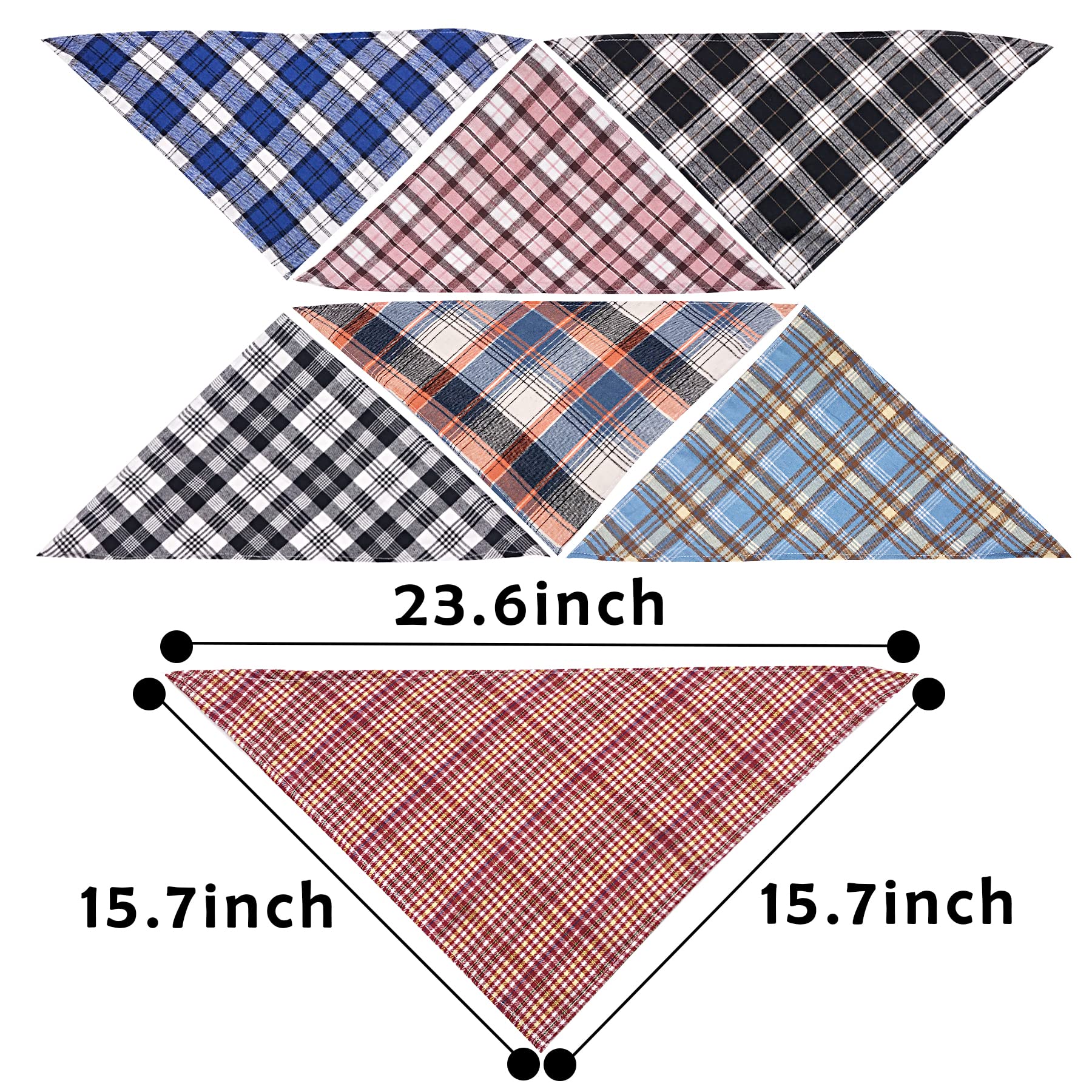Bandana JpGdn pour petit chien, bleu apaisant, parfait pour un look quotidien.