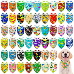 JpGdn Bandana dinosaure ensemble 100 pièces, accessoire ludique pour chiens.