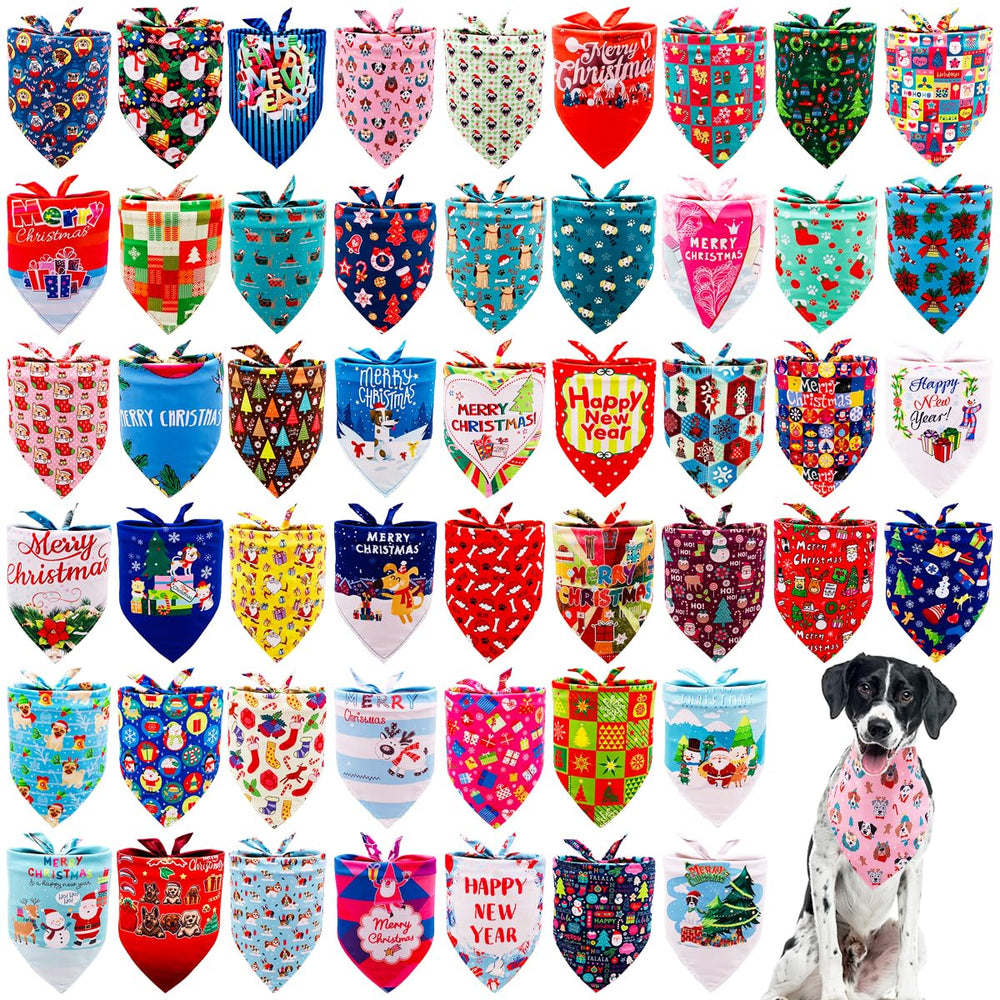 Bandana Noël pour chien JpGdn, collection de 100 pièces, usage festif.