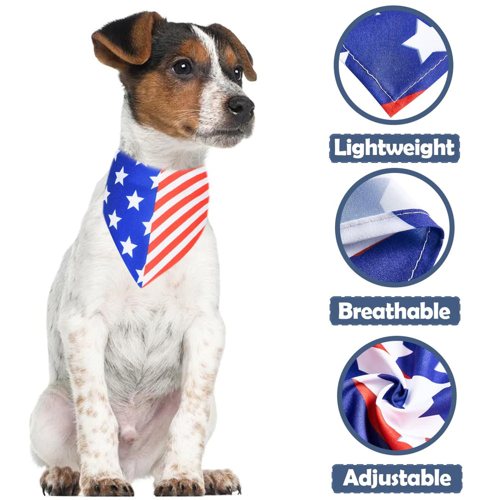 JpGdn bandanas chien bords cousus renforcés, lavage facile.