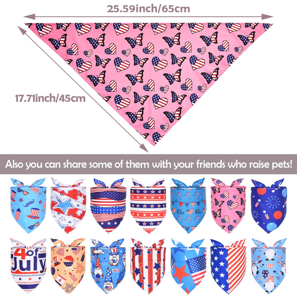 JpGdn bandanas chien taille 65x45 cm convient pour petits et moyens chiens.