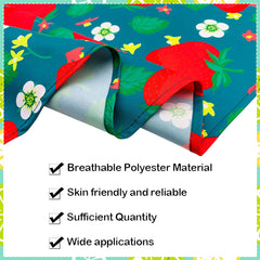 Bandanas JpGdn polyester durable, bords cousus renforcés pour la longévité.