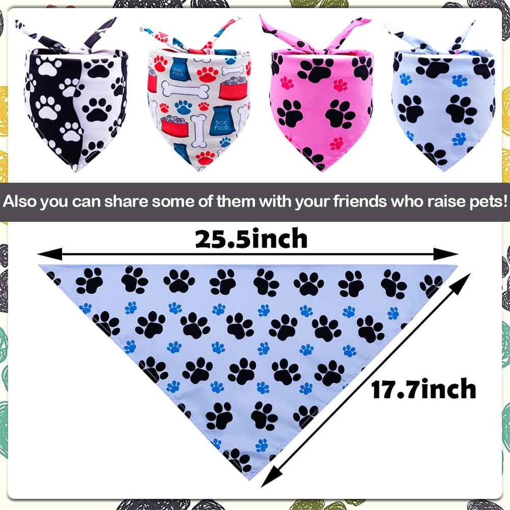 Bandanas JpGdn pour chien, motif os, style ludique et tendance.