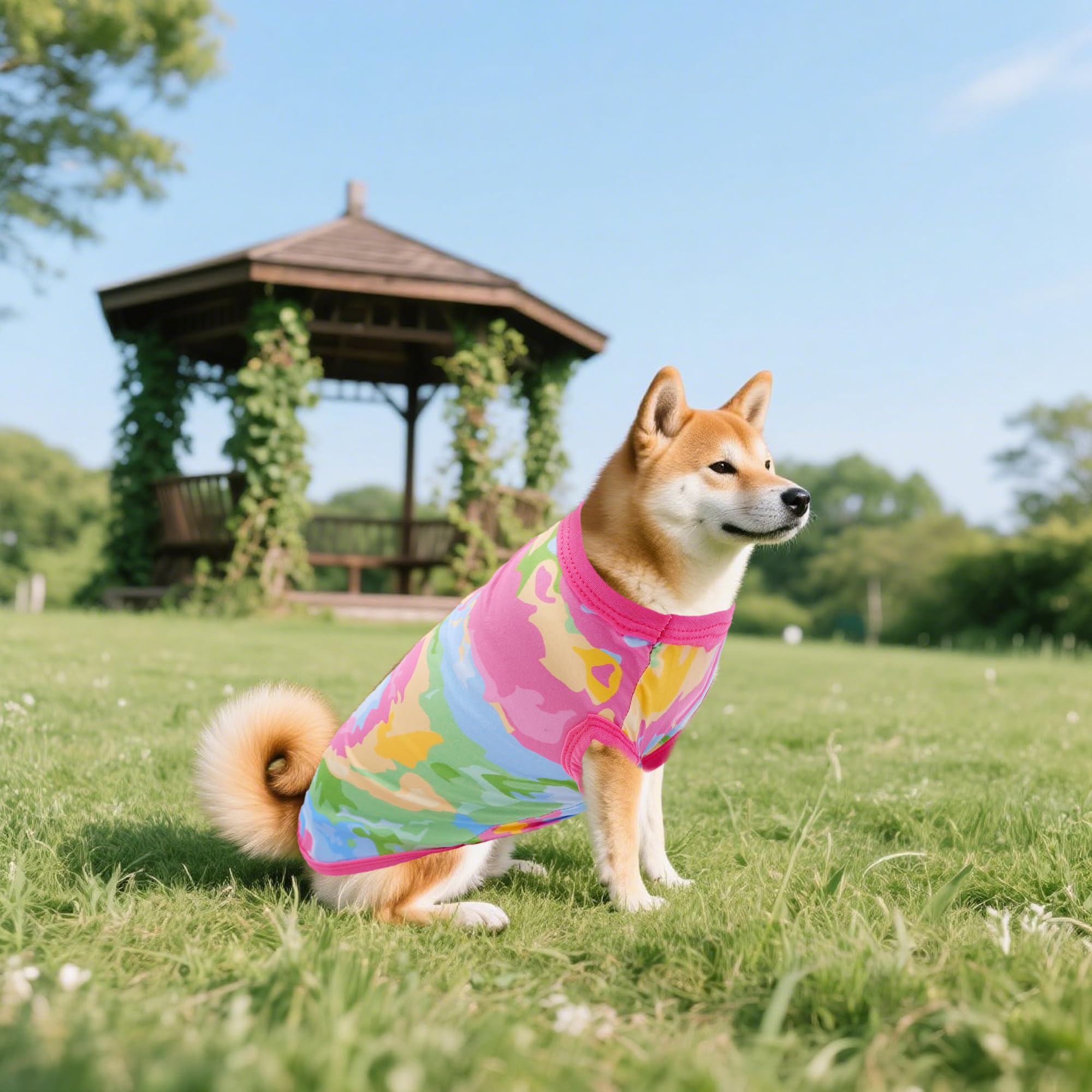 JpGdn design sans manches adapté pour chiens féminins