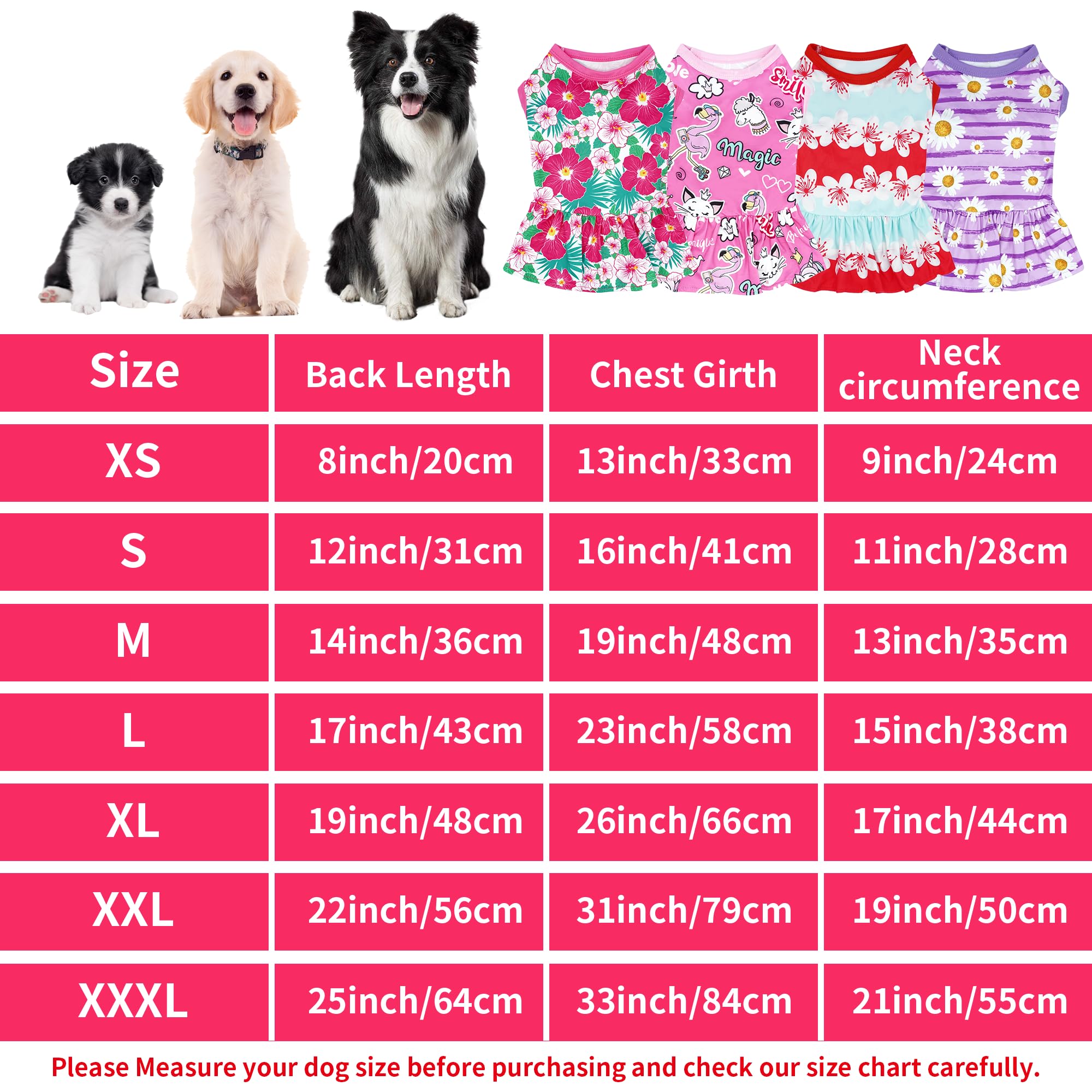 JpGdn robe licorne rose pour chien XXL, style ludique et pratique.