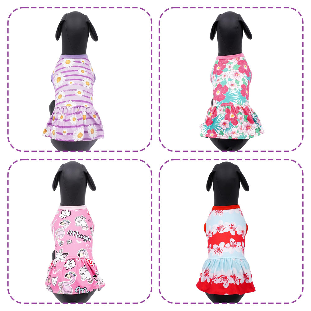 Détail de la robe licorne rose JpGdn pour chien.