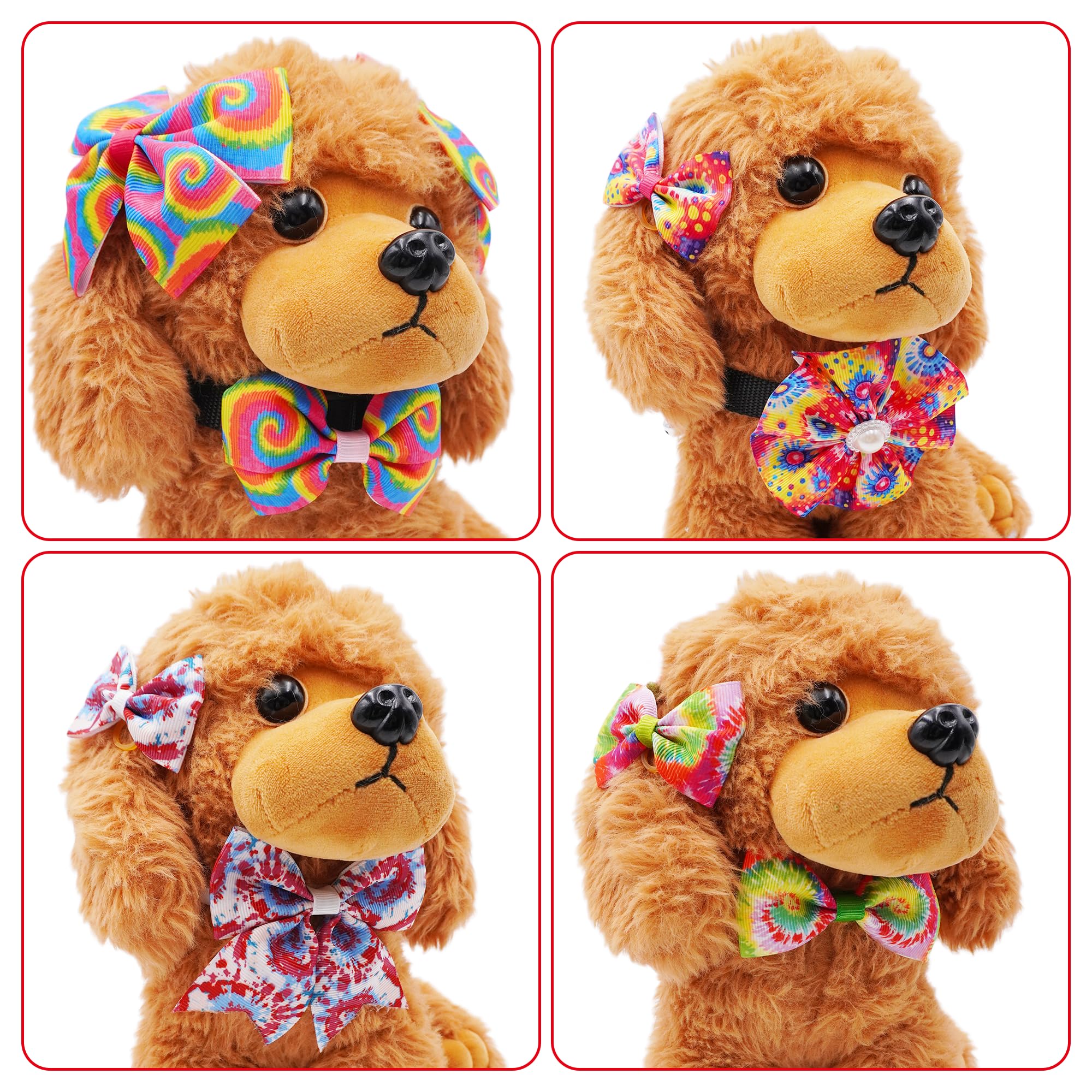 JpGdn rubans cheveux pour chien, ludiques et faciles.