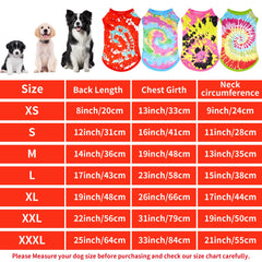 JpGdn tee-shirt chien dégradé rose grand idéal pour fêtes et photos.