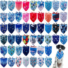 Bandana JpGdn chien motif neige forêt pour sorties quotidiennes et photos.