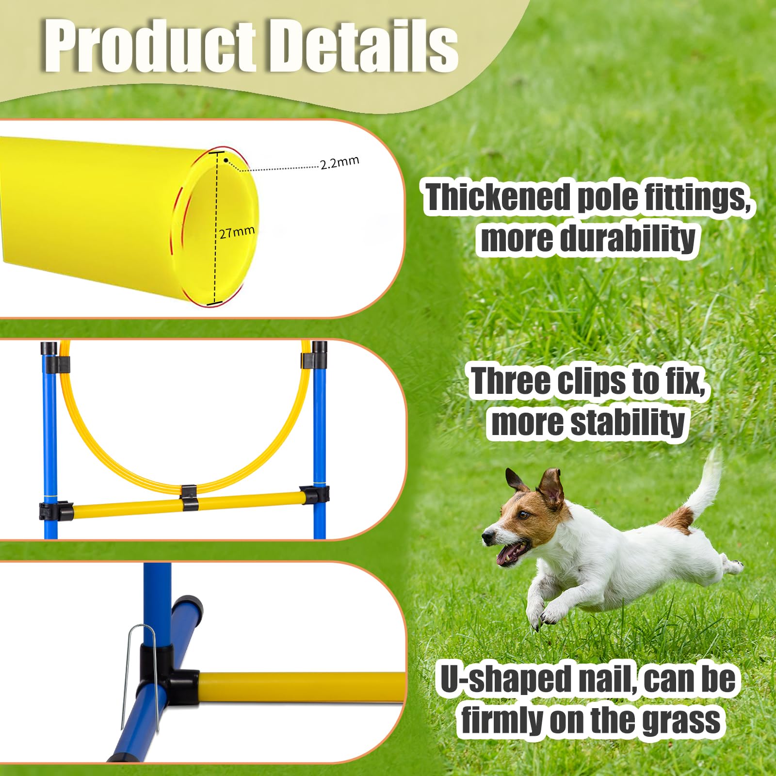 Haies d agilite pour chien par JRUICFDY favorisant l coordination