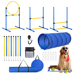Parcours agilite chien Jardin by JRUICFDY pour stimulation physique et jeu en extérieur