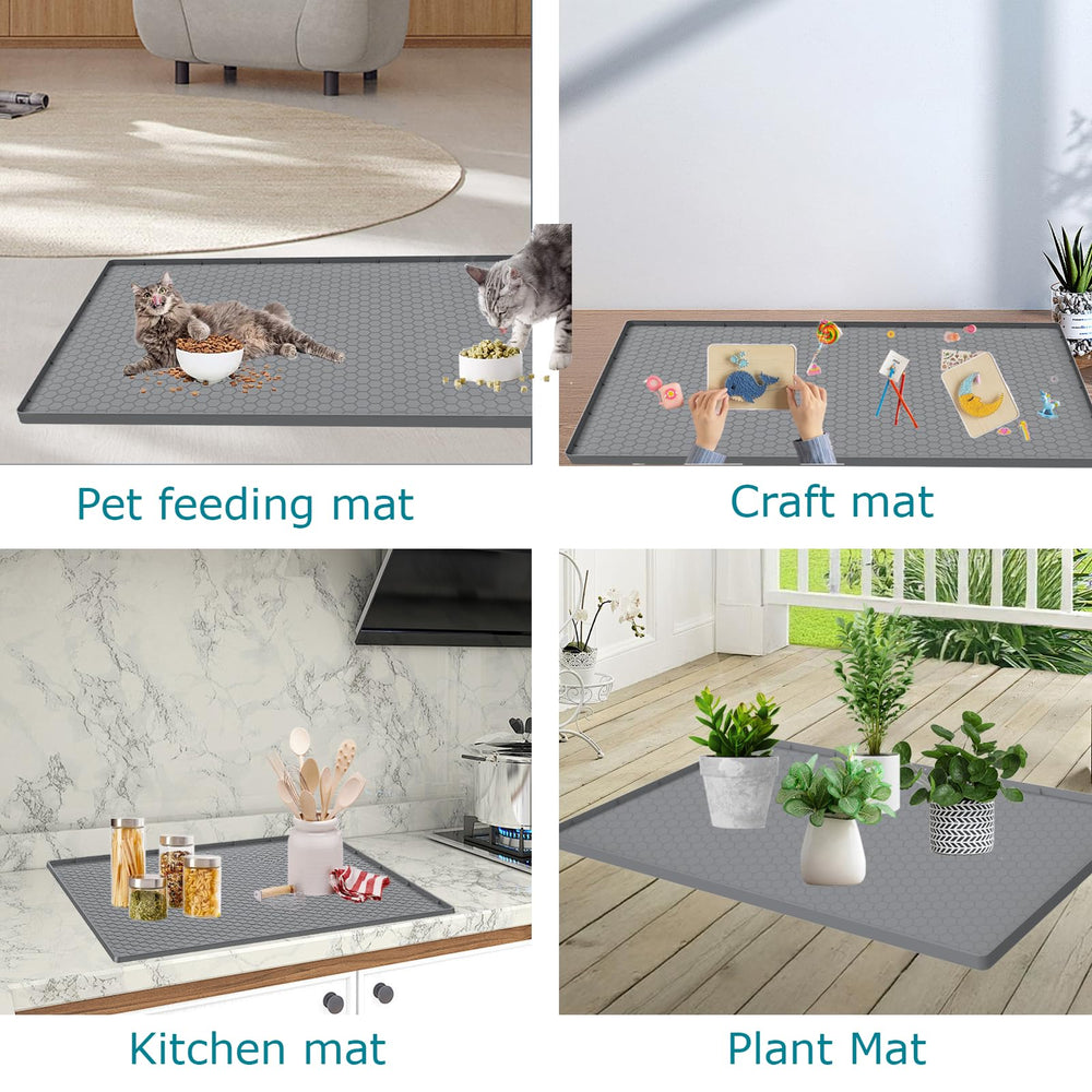 Tapis JSXZWOO polyvalent, idéal aussi comme sous-tasse et bac d’eau.