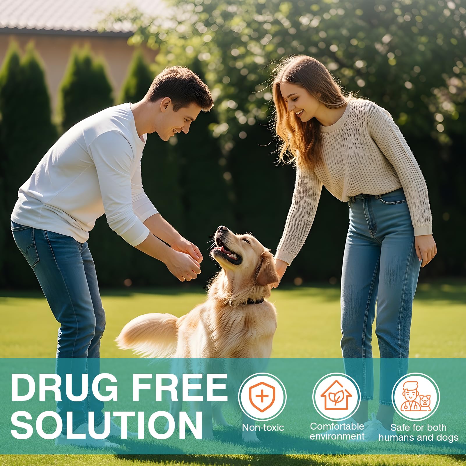 Couverture jusqu'à 65 m² avec JTEWZX diffuseur pour chiens.