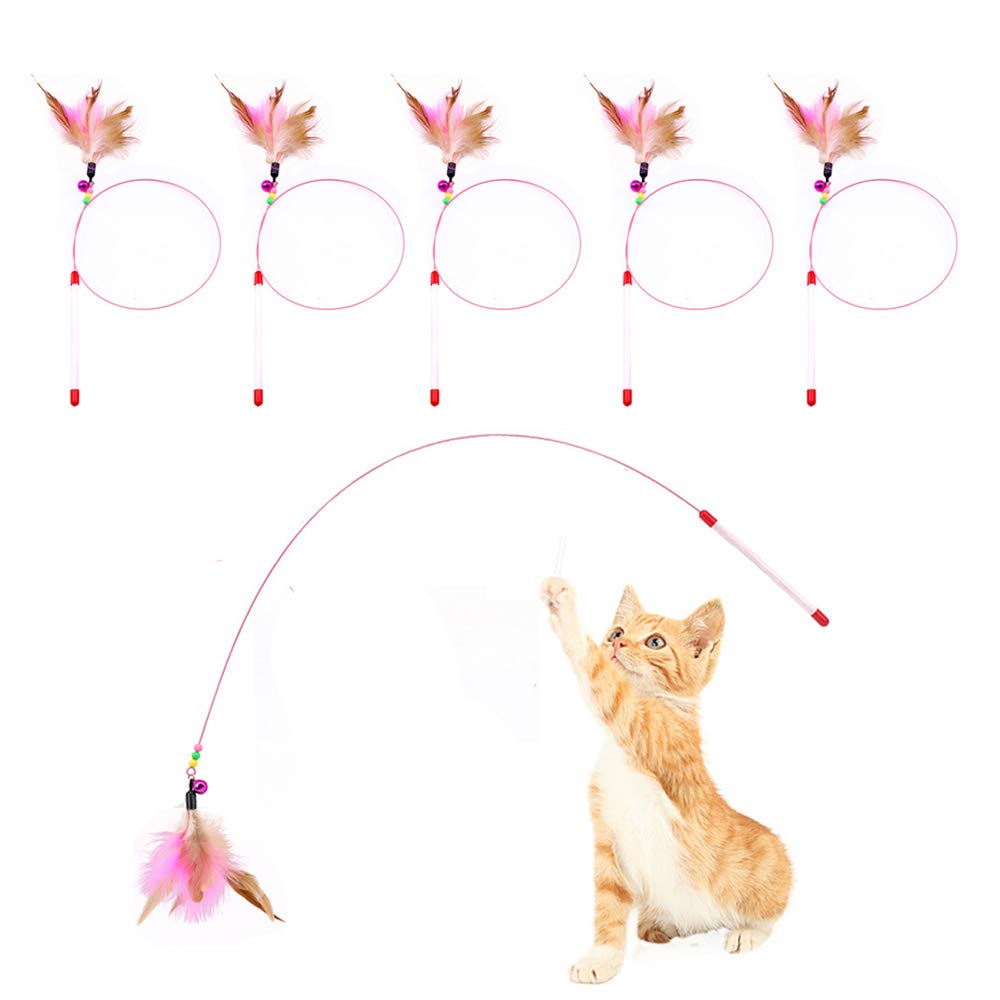JTQXX wand-plume-chat : stimulation ludique et exercice quotidien
