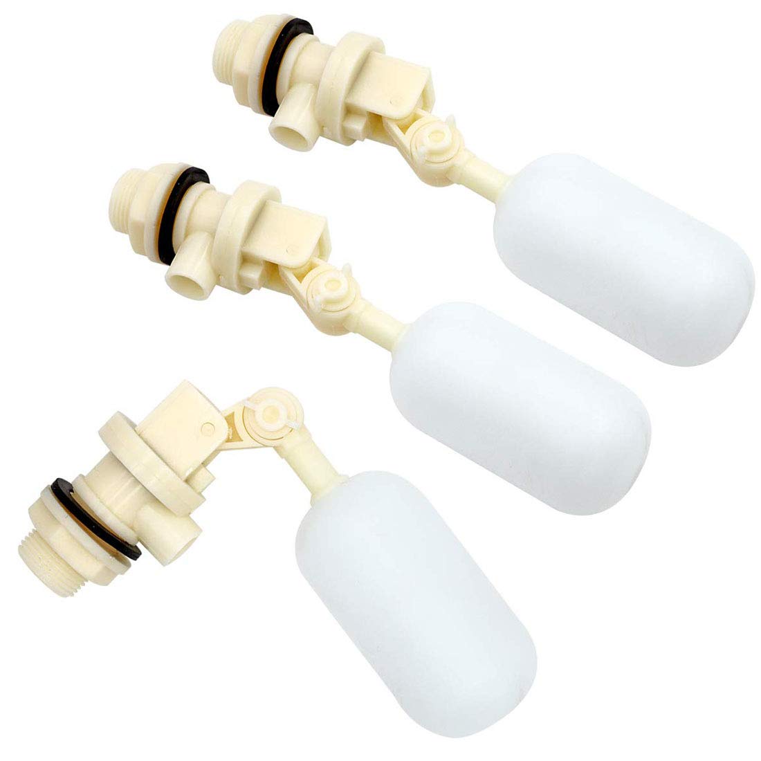 Jtuxcke triple pack flotteur eau avec bras ajustables, prêt à installer.