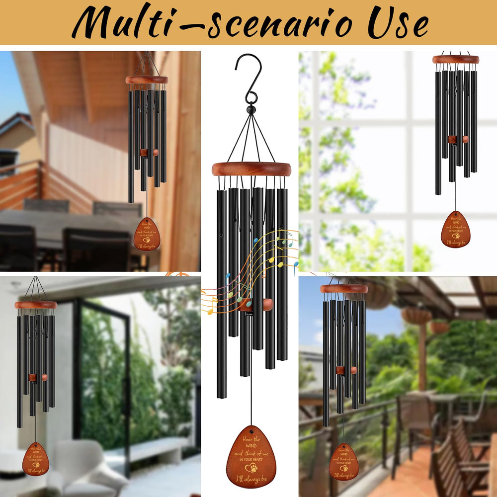 JUBOPE tableau sonore ajustable, personnalise le timbre selon le vent.
