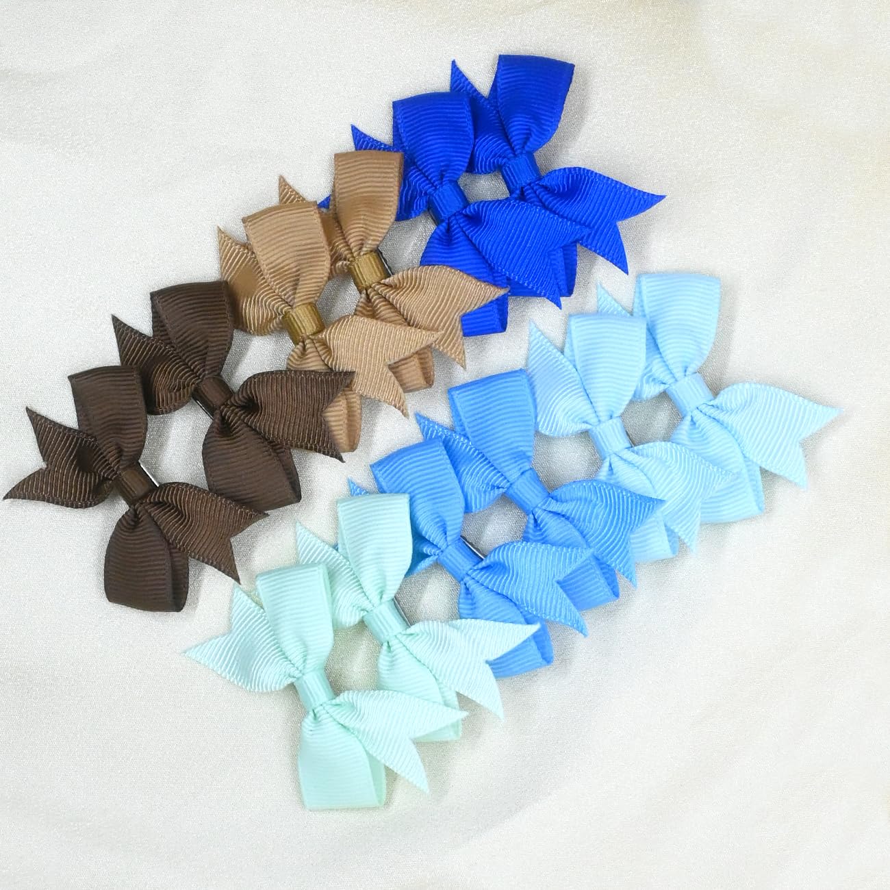 JUCCPUL noeud-poil chien multicolore, ensemble varié pour varier les tenues