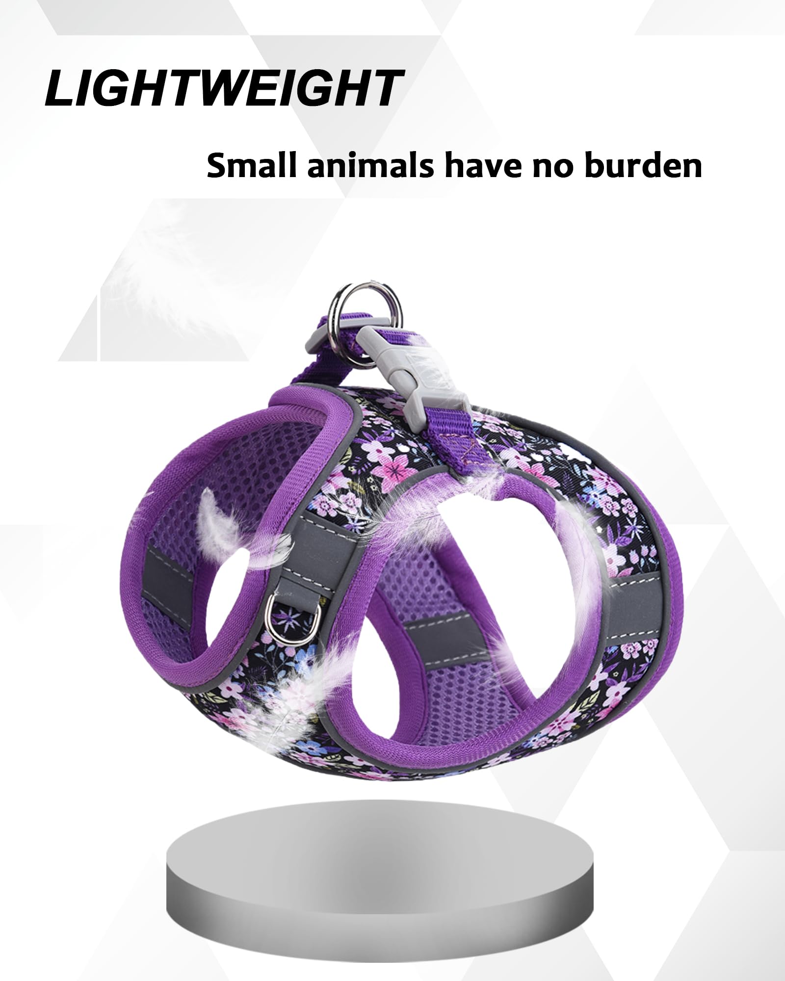 JUFOO harnais mesh respirant XXS pour chien et chat été comme hiver
