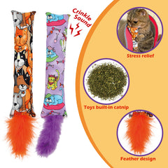Jouet Jumpaws en cataire, texture froissée pour intrigue durable