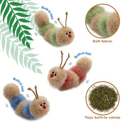 Jumpaws: forme de chenille pelucheuse pour poursuite et jeux interactifs
