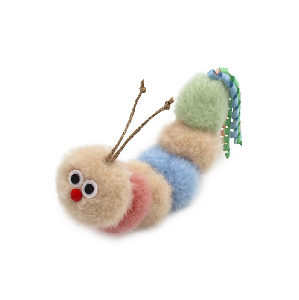 Jumpaws Kicker chenille interactive avec herbe à chat, stimulation ludique pour chats
