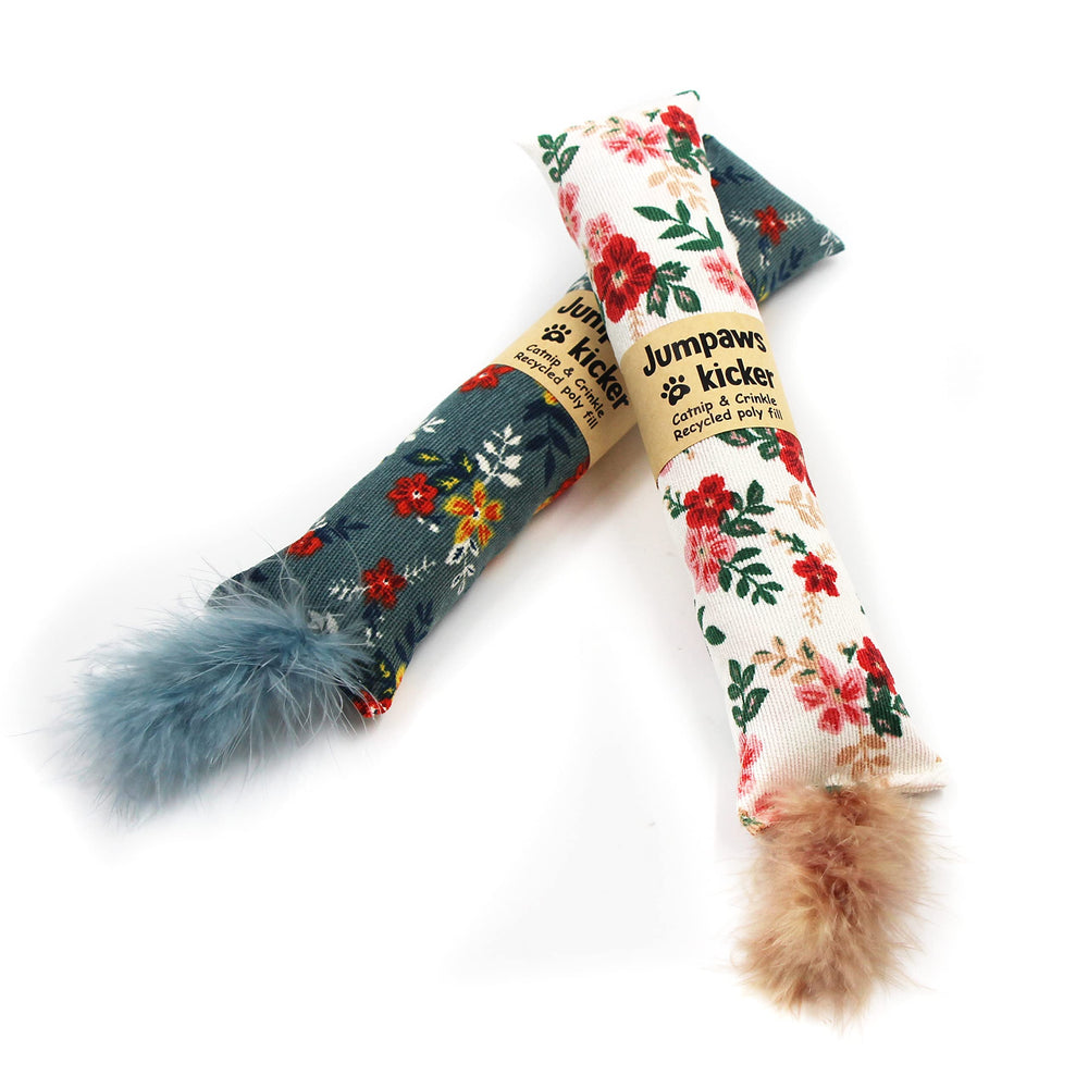 Jumpaws velours côtelé fleuri offre toucher doux et look attrayant.