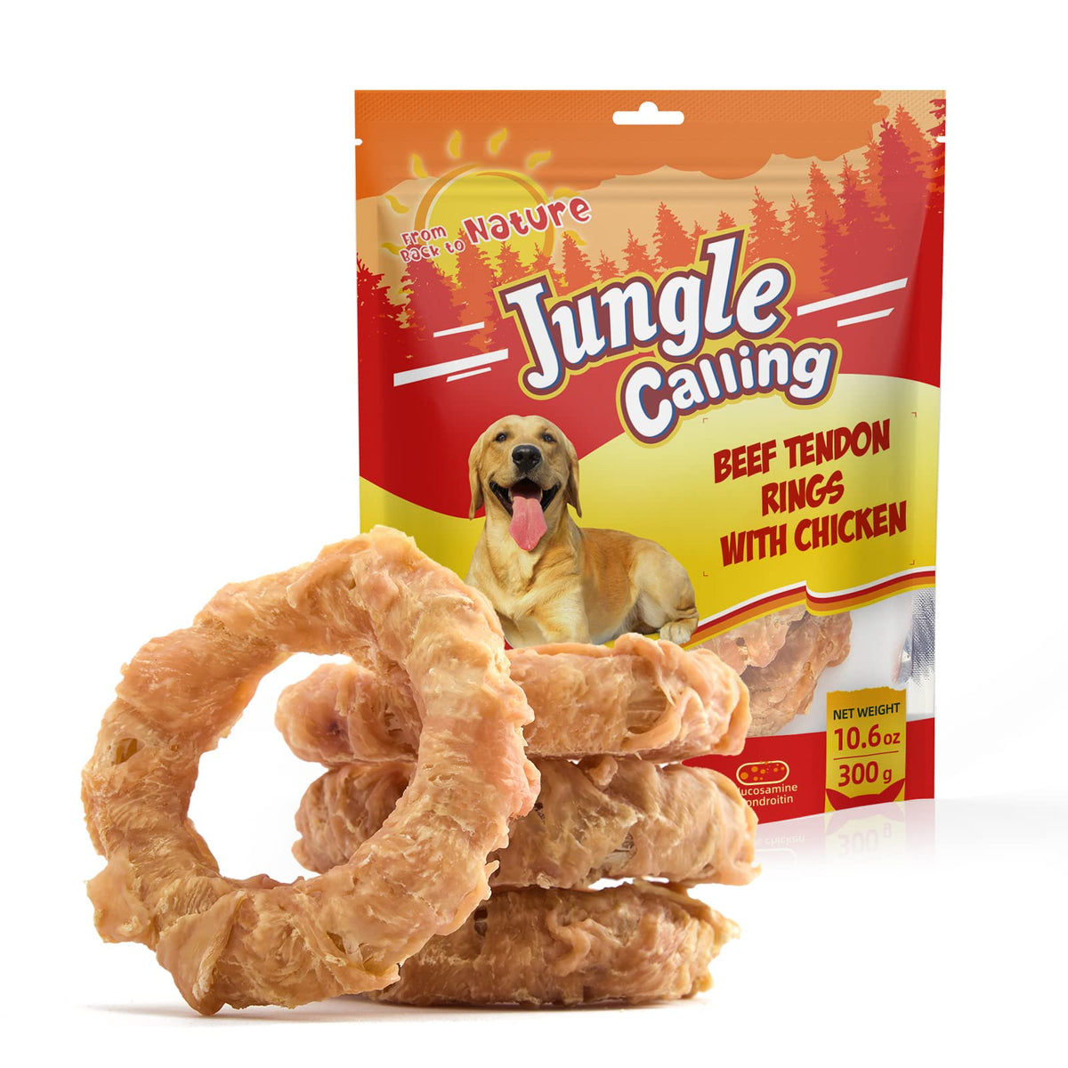 Jungle Calling – anneaux tendon boeuf, mastication longue et savoureuse.