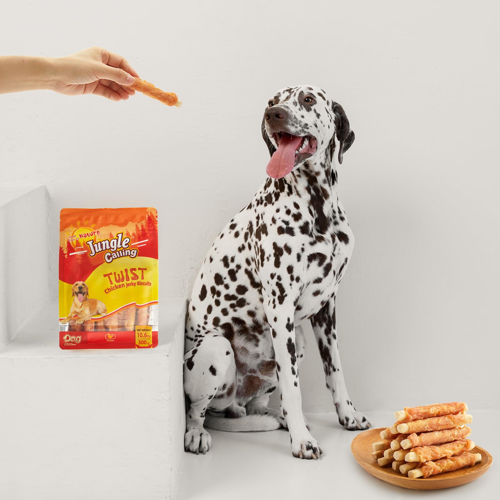 Jungle Calling biscuit poulet entraînement portable, récompense pratique en balade.