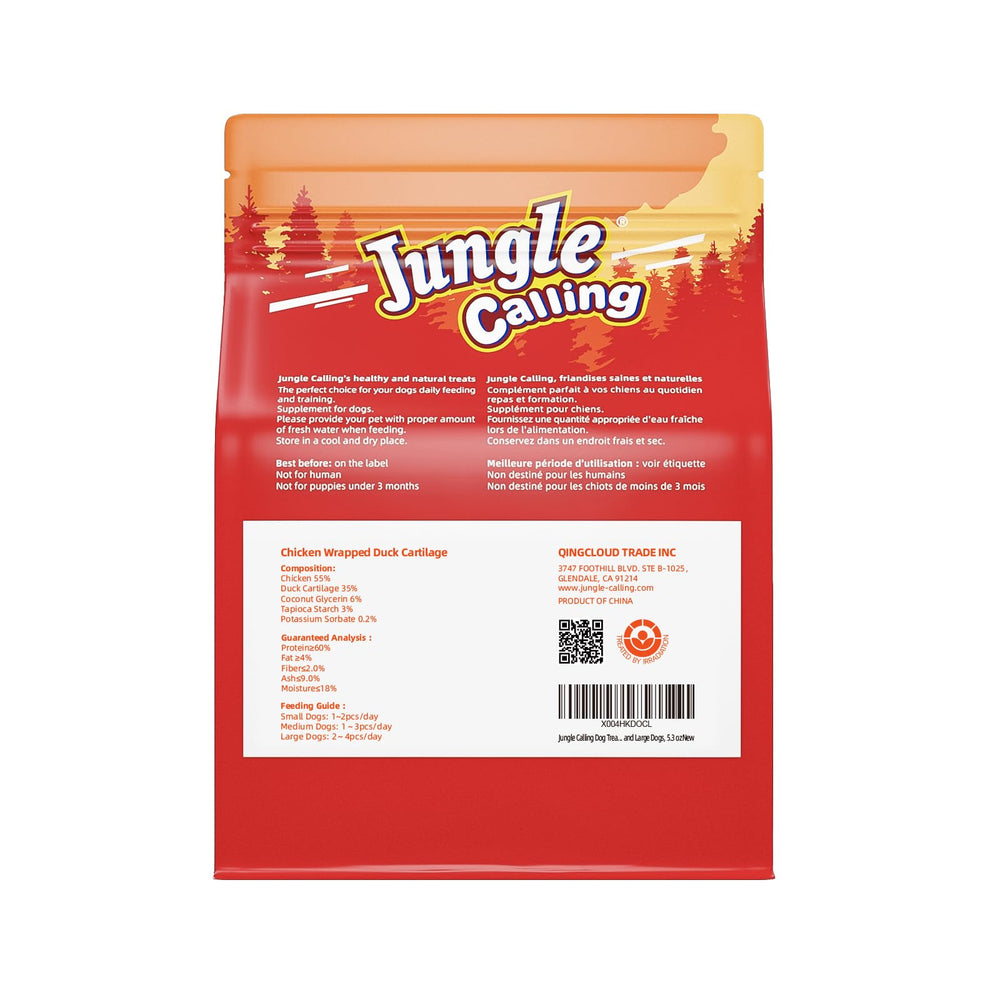 Jungle Calling duo saveurs : poulet et canard pour variété et plaisir.