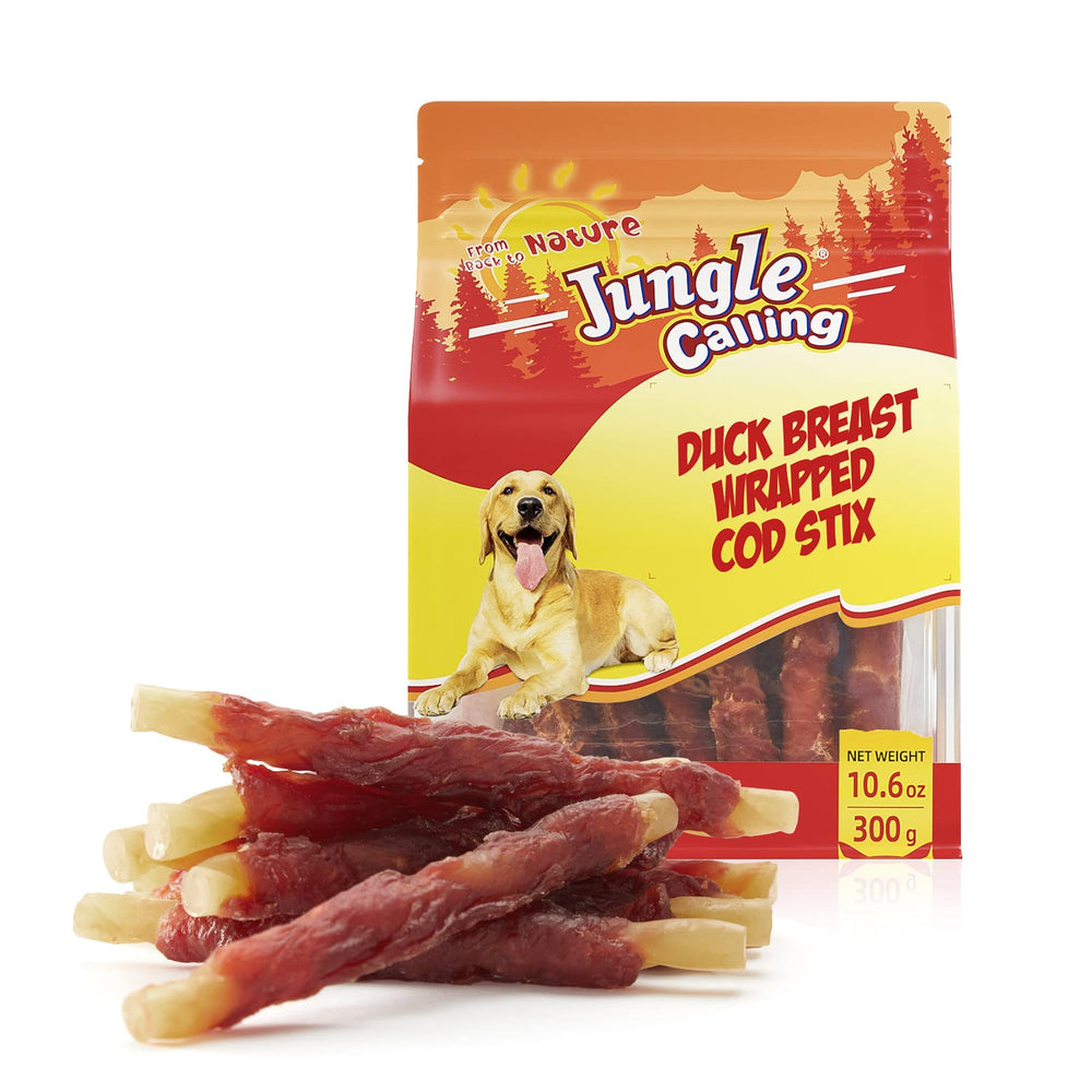 Jungle Calling emballage 10-6oz, pratique pour stocker les friandises du chien.