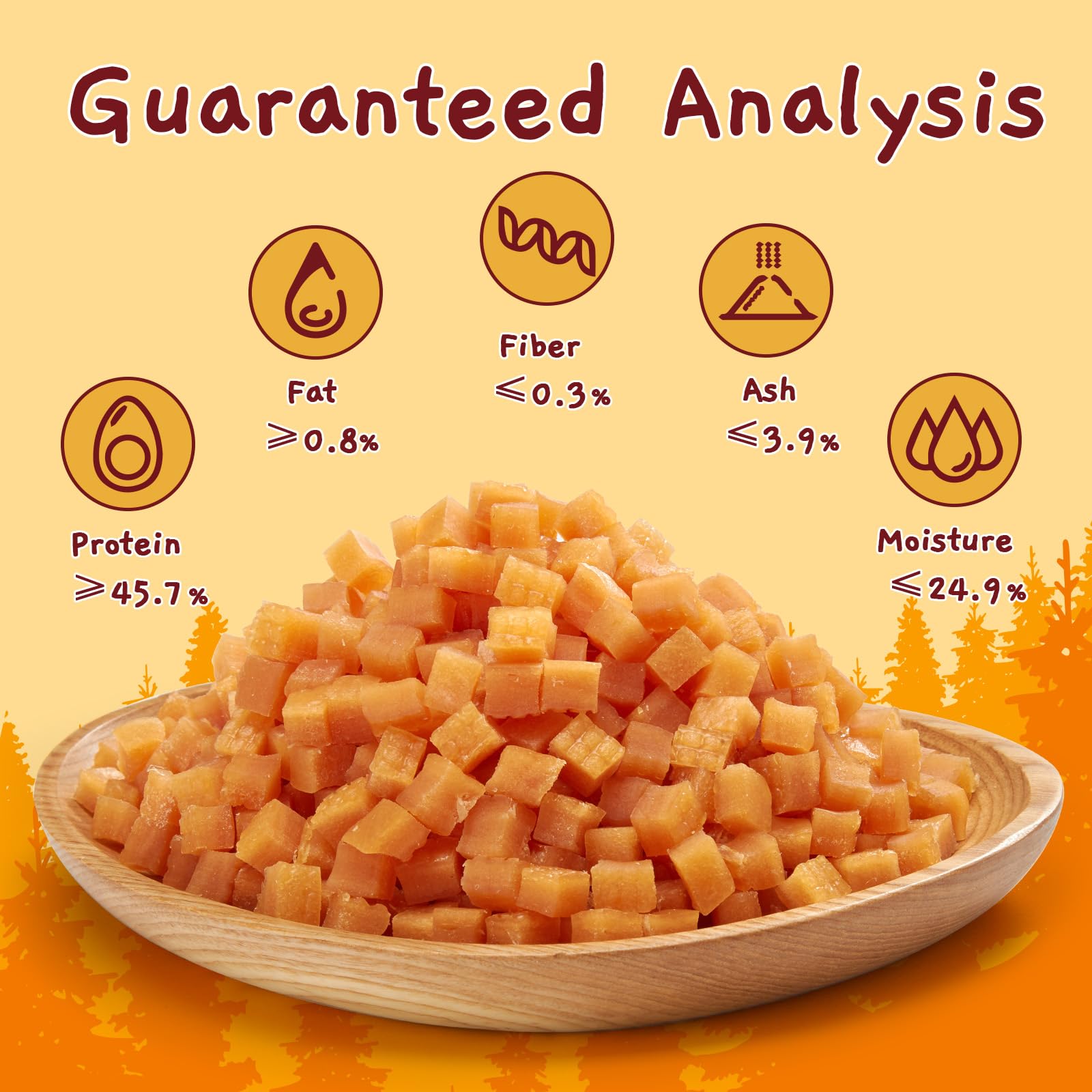 Friandises Jungle Calling au poulet adaptées aux petits chiens et chats.
