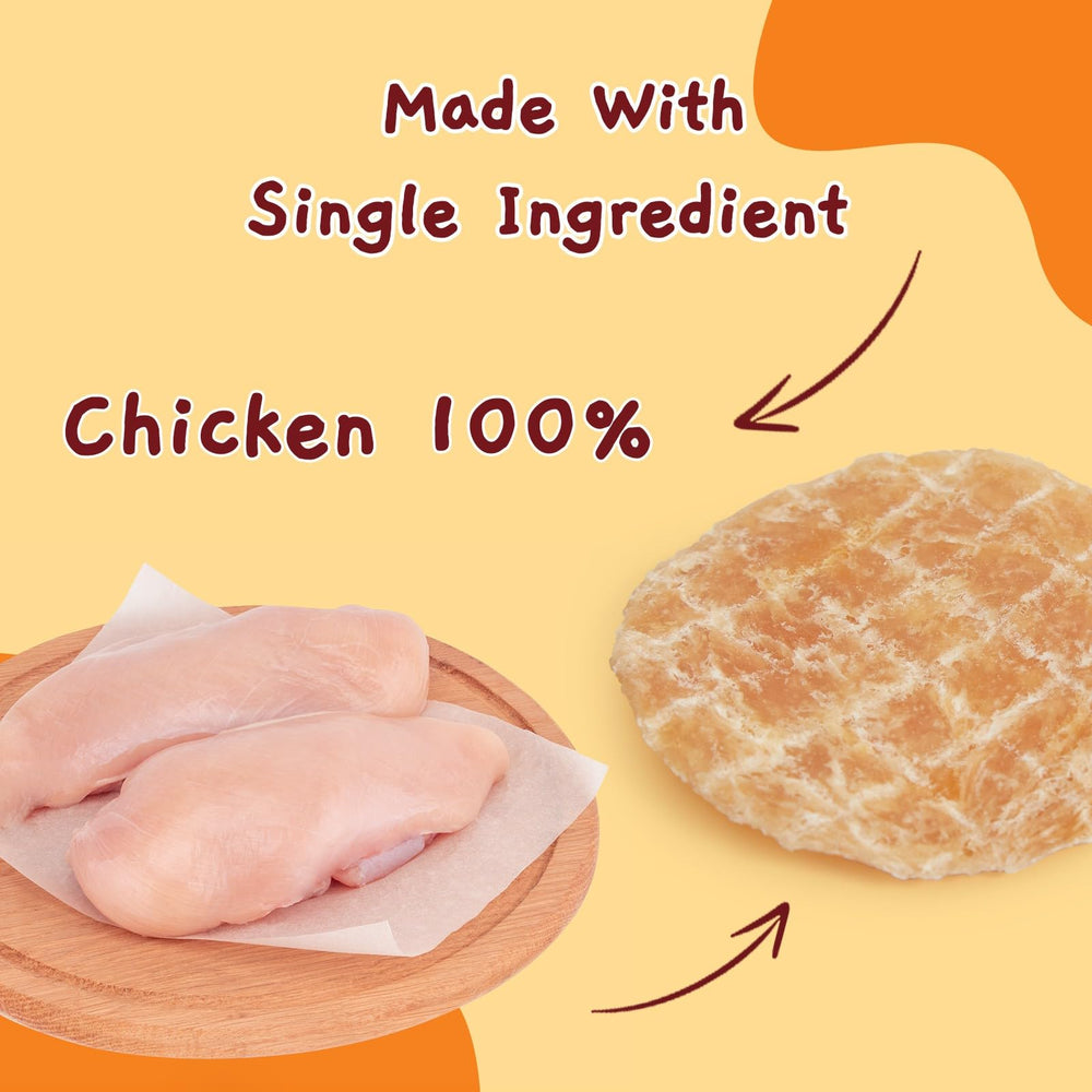 Jungle Calling ingrédient unique poulet: collation simple et naturelle pour chien.