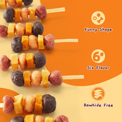 Friandise Kabob Jungle Calling canard cabillaud, saveur variée pour chiens gourmands.