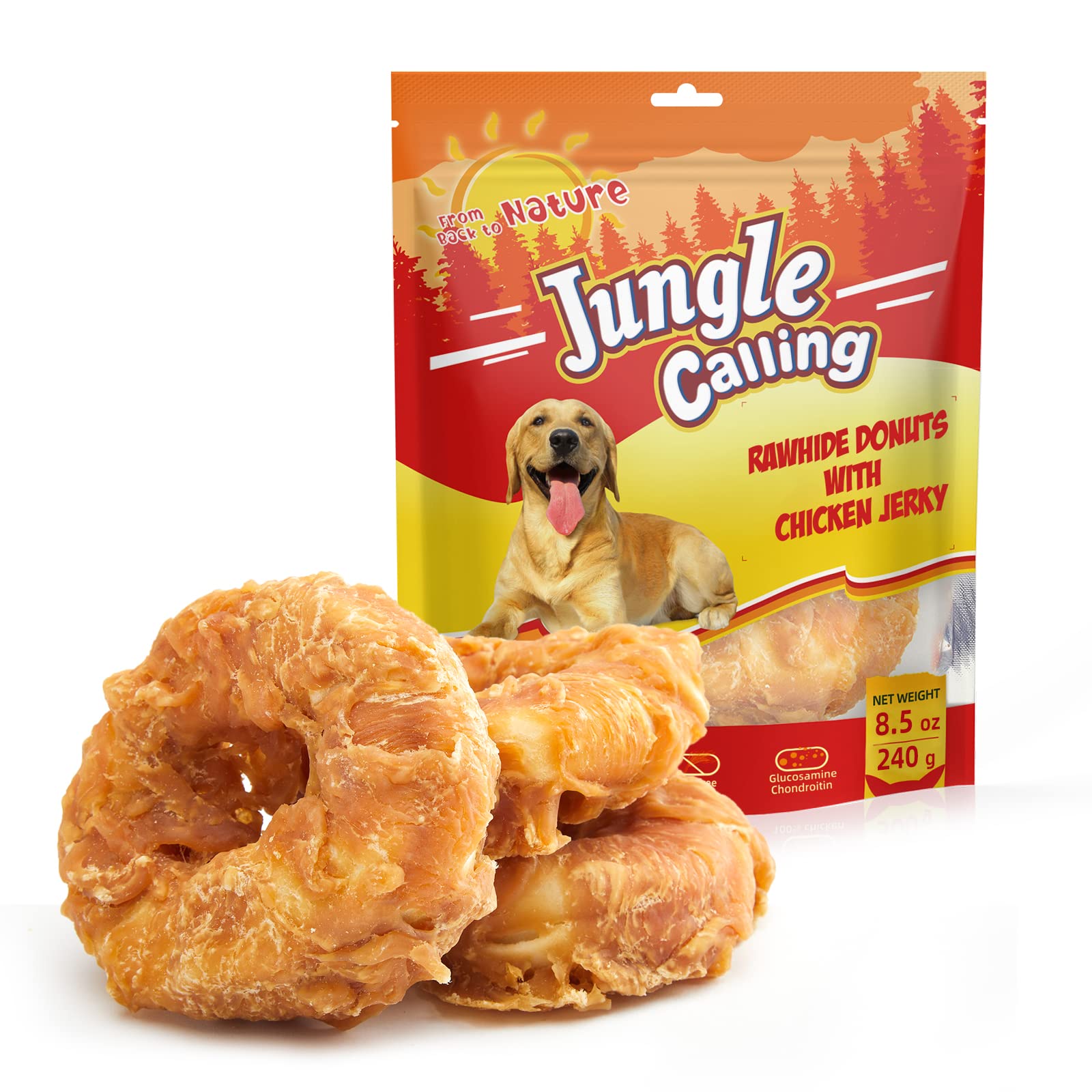 Friandise Jungle Calling emballage scellé pour chiens – fraîcheur garantie