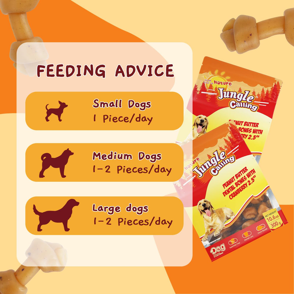Jungle Calling: snack faible en matières grasses, adapté pour chiens sensibles.