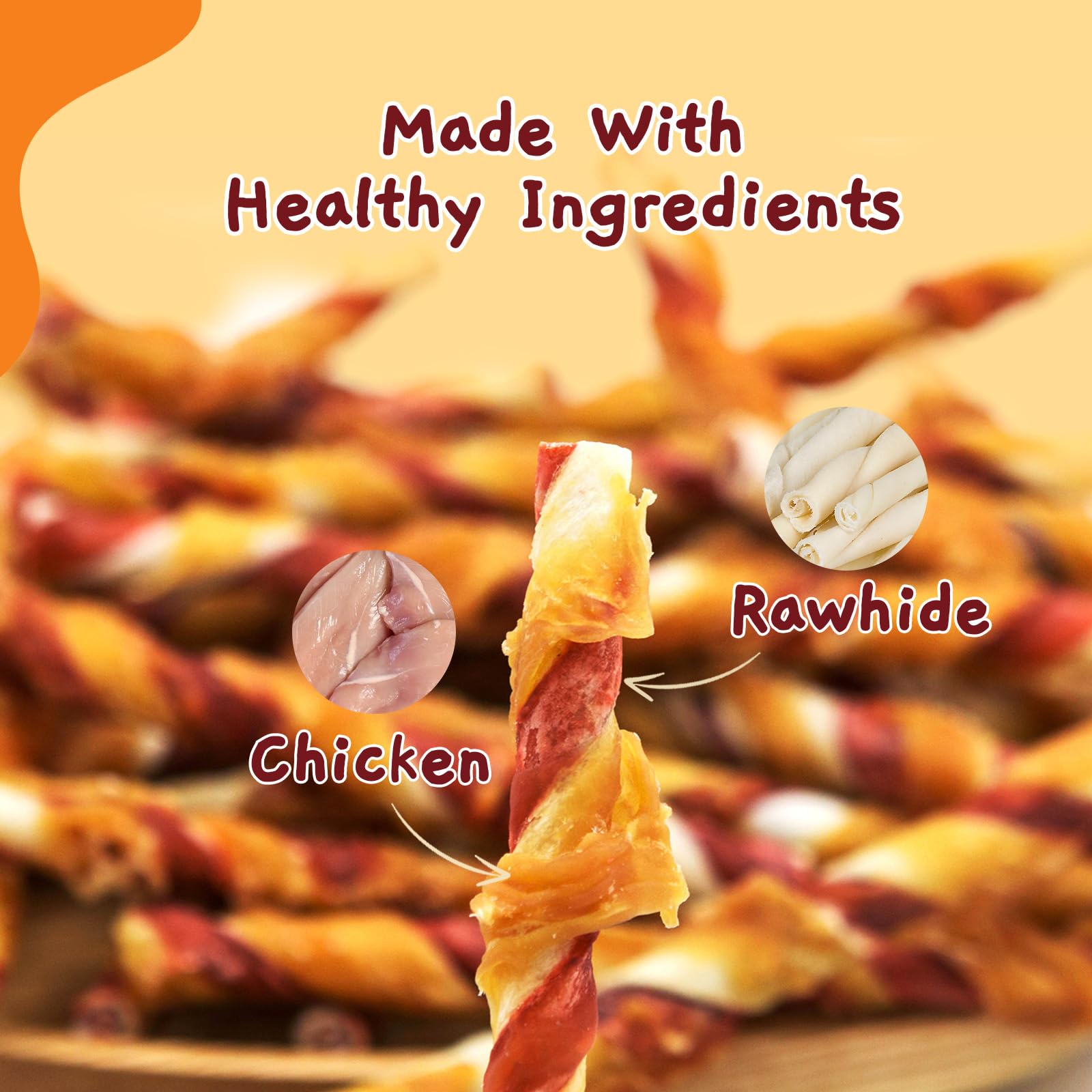 Friandise naturelle Jungle Calling soutenant l'hygiène dentaire potentielle.