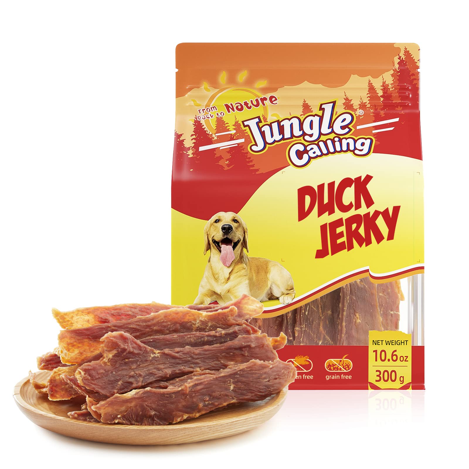 Jungle Calling canard jerky emballage – récompense lors de l'entraînement.