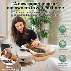 JUNSPOW design-creux-chat-dodo: cocon sécurisé pour le repos.