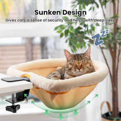 JUNSPOW lit-chat semi-circulaire optimise l'espace sur bureau.