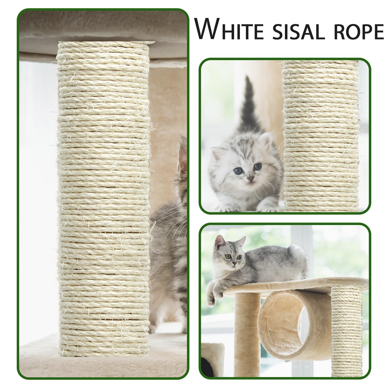 Juomid sisal corde—remplacement durable pour griffoir existant.